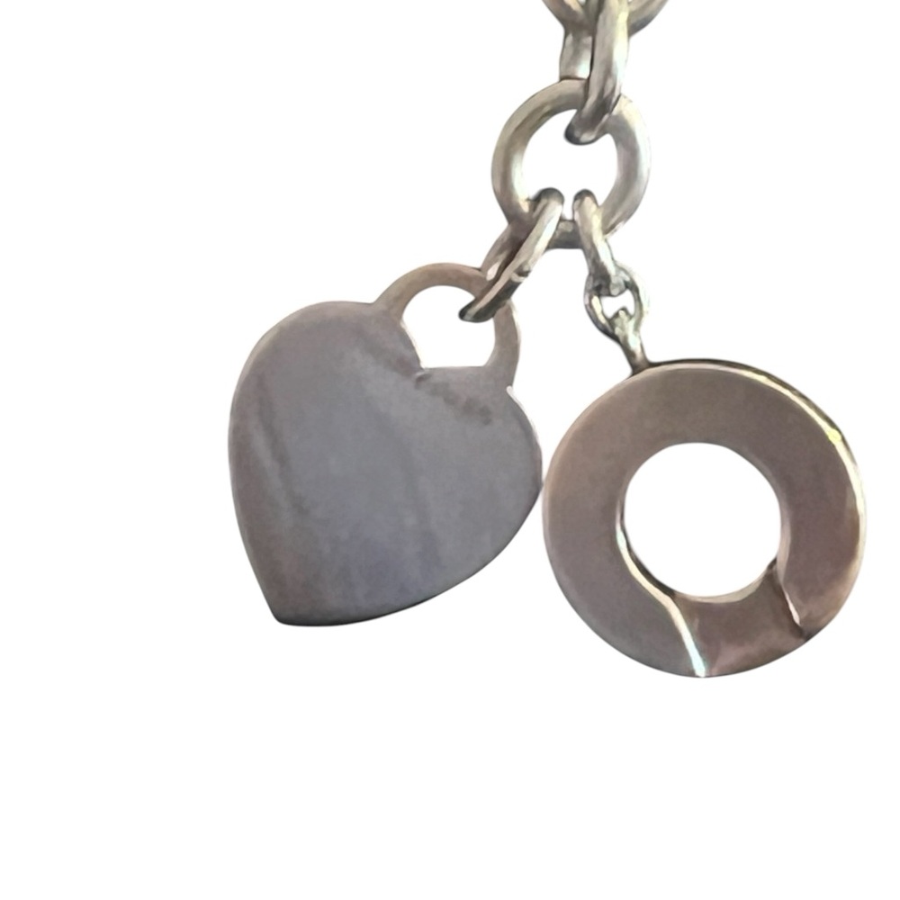 Tiffany & Co. Heart Tag Toggle Necklace, Sterling Silver 16” Vintage 2001 - Picture 6 of 9